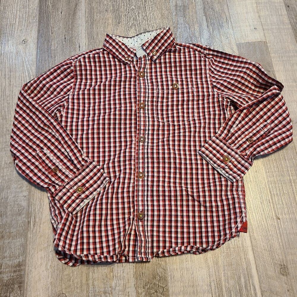 Baker by Ted Baker 4y kids button down plaid shirt